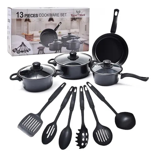 ¡SET DE OLLAS Y UTENCILIOS DE COCINA!