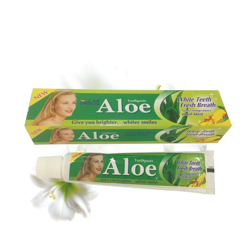 ¡PASTA DENTAL BLANQUEADORA DE ALOE!