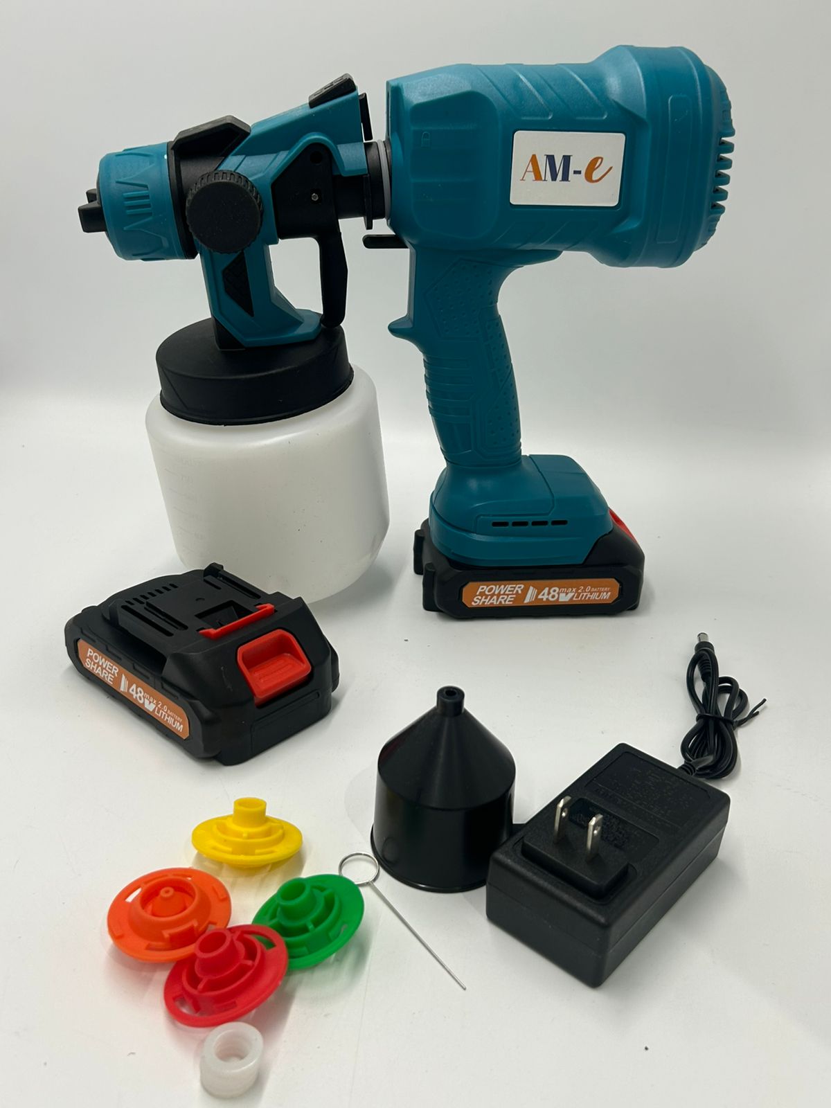 ¡PISTOLA DE PINTURA 2 BATERIAS 48V!