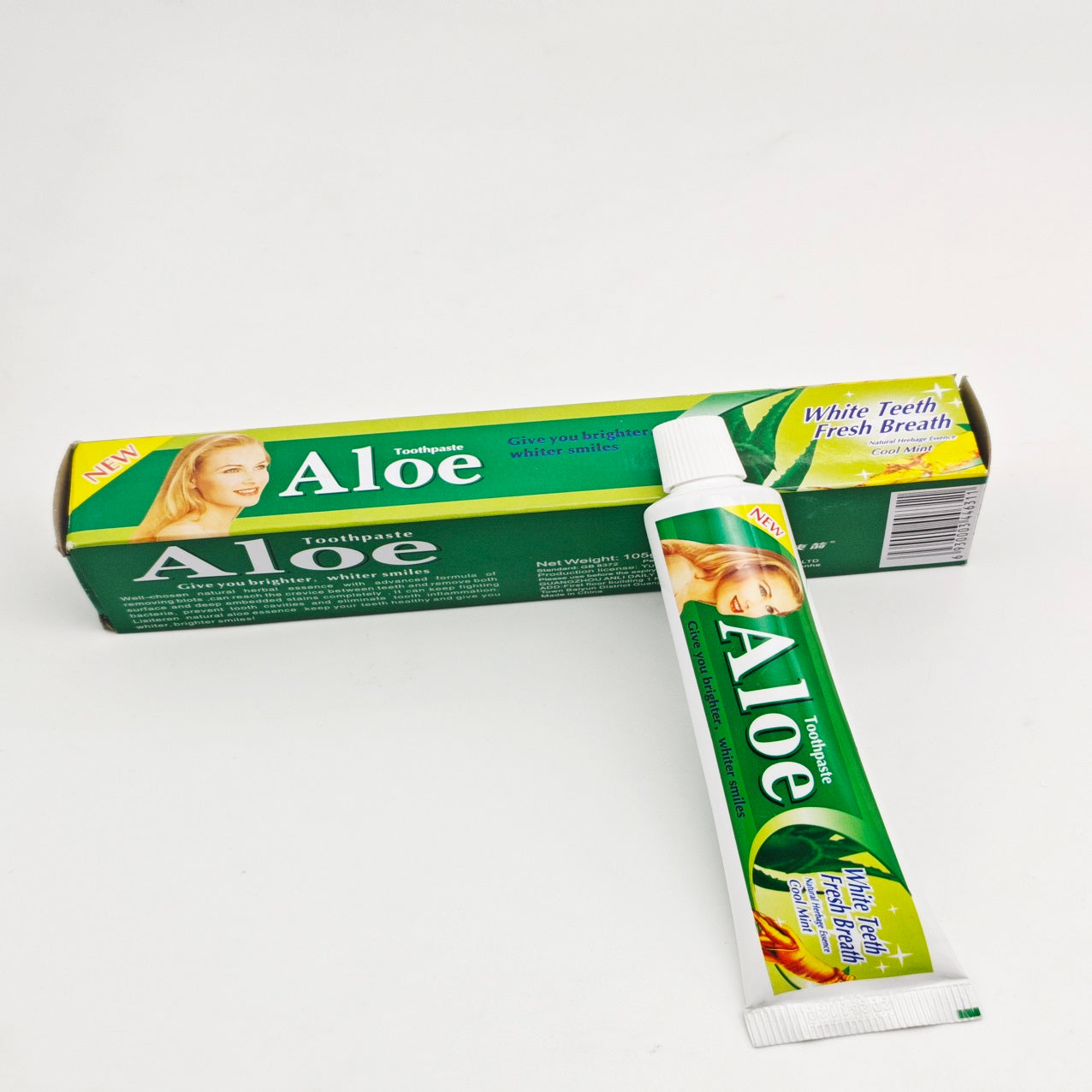 ¡PASTA DENTAL BLANQUEADORA DE ALOE!
