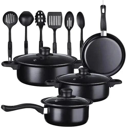 ¡SET DE OLLAS Y UTENCILIOS DE COCINA!