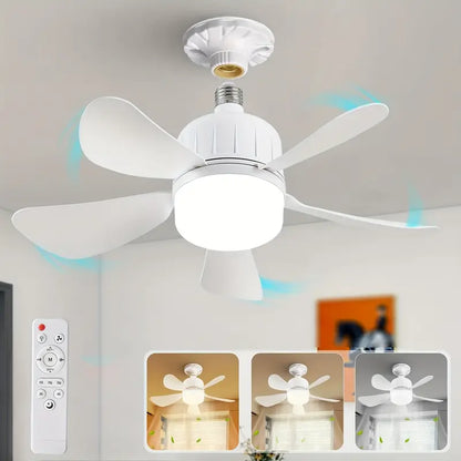 ¡ABANICO TIPO BOMBILLO!